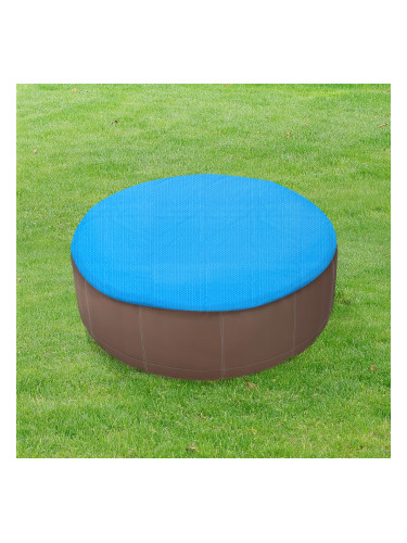 Покривало за басейн, размери 244см, кръгло синьо