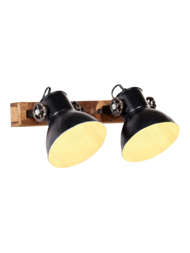 Sonata Индустриална стенна лампа черна 45x25 см E27