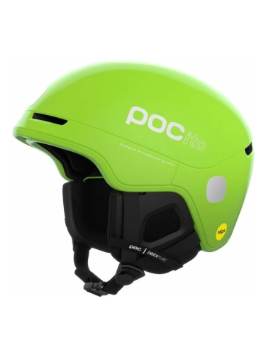 POC POCito Obex MIPS Fluorescent Yellow/Green XS/S (51-54 cm) Каска за ски