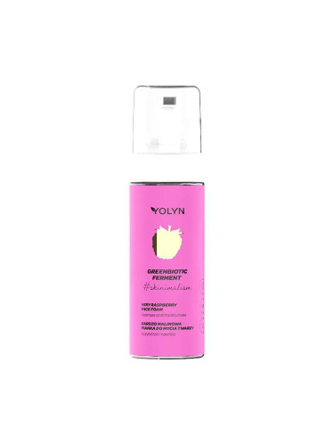 Хидратираща пяна Малина и Галактомисис YOLYN Greenbiotic Moisturising Very Raspberry Face Foam