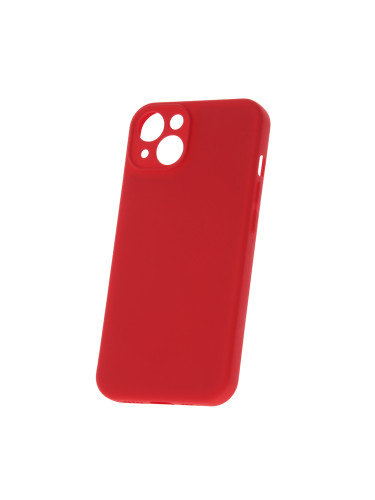 Силиконов кейс bSmart Silicone Soft Cover, За iPhone 15 (6.1), Червен