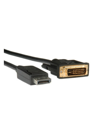 Кабел Roline, DisplayPort(м) към DVI(м), 2.0m