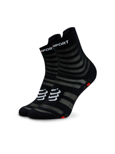 Compressport Дълги чорапи unisex Pro Racing Socks V4.0 Ultralight Run High XU00050B Черен