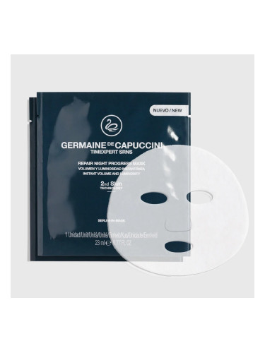 Маска за лице против бръчки уплътнява озарява Germaine De Capuccini SRNS Night Progress Mask 1брой / 23ml