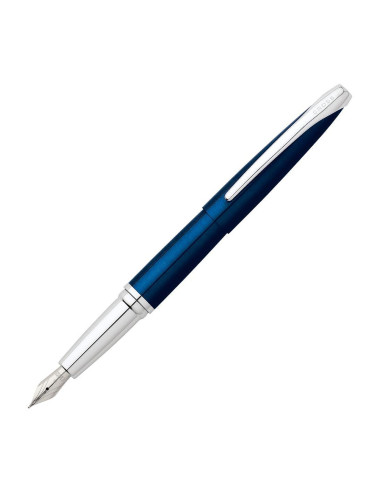 Писалка Cross ATX Translucent Blue Lacquer, М перо