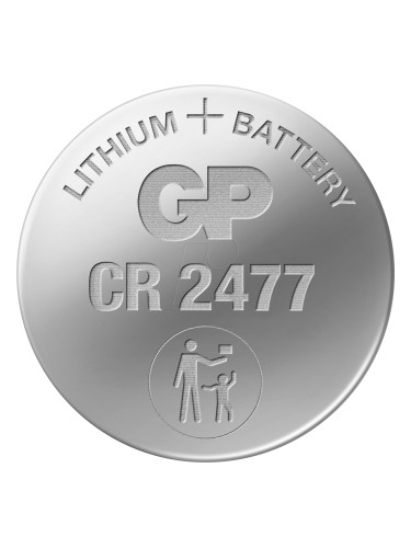 Бутонна батерия литиева  GP BATTERIES CR-2477, 3V