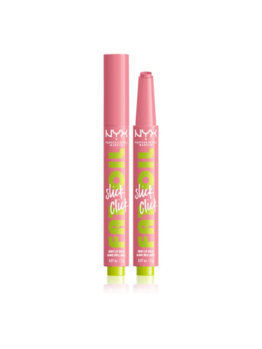 NYX Professional Makeup Fat Oil Slick Click тониращ балсам за устни цвят 02 Click Clout 2 гр.