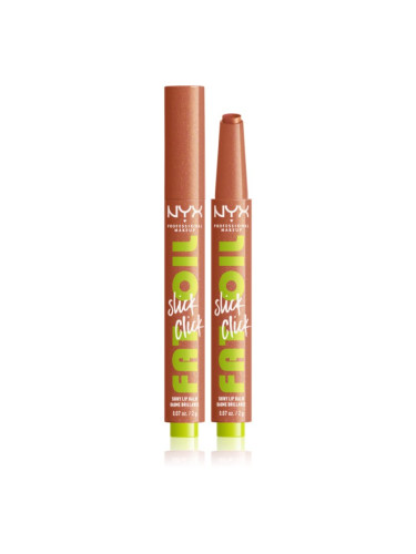 NYX Professional Makeup Fat Oil Slick Click тониращ балсам за устни цвят 06 Hits Different 2 гр.