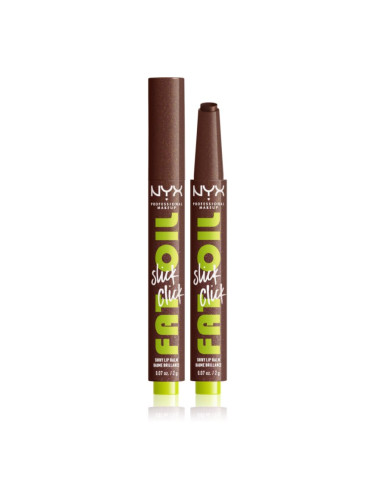 NYX Professional Makeup Fat Oil Slick Click тониращ балсам за устни цвят 12 Trending Topic 2 гр.