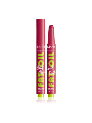 NYX Professional Makeup Fat Oil Slick Click тониращ балсам за устни цвят 10 Double Tap 2 гр.