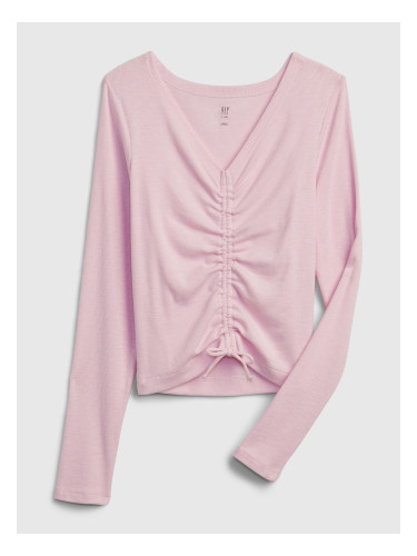 GAP Kids Gathered T-Shirt - Girls