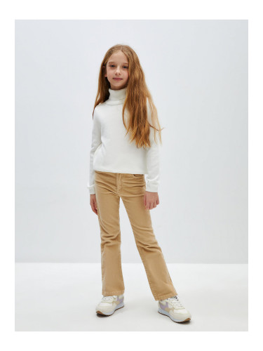 LC Waikiki Flared Velvet Girls' Trousers