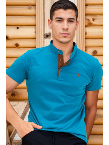 T8560 DEWBERRY T-SHIRT-DARK TURQUOISE-2