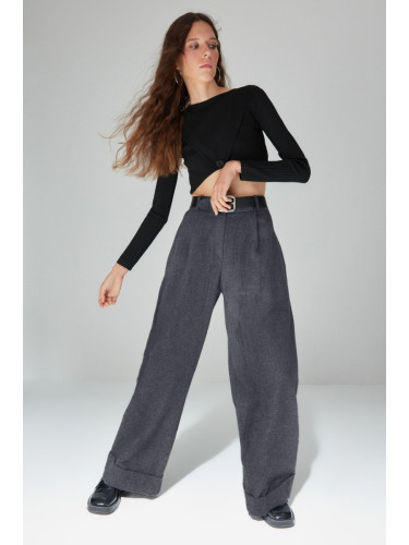 Дамски панталон. Trendyol High Waist