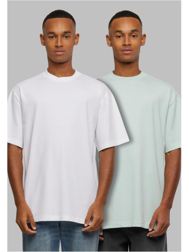 Men's T-shirts UC Tall Tee 2-Pack - green+white