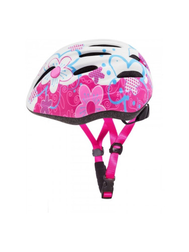 Etape REBEL Детска каска за колоездене, бяло, размер (48 - 52)