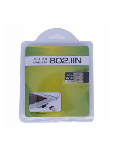 Адаптер за безжична връзка към интернет WIFI USB 150Mbps 7601 mini