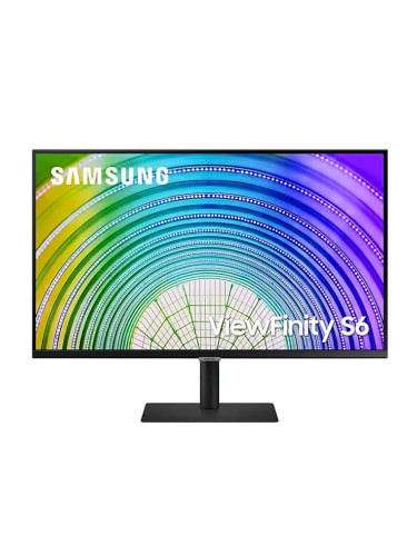 Монитор Samsung ViewFinity S6 LS-32A600U (2021), 32" (81.28cm), VA панел, 75Hz, QHD, 5ms, 300cd/m2, HDMI, DP, USB-C