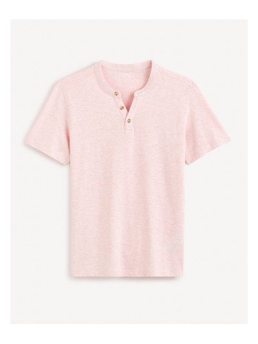 Celio T-shirt henley Cegeti - Men's