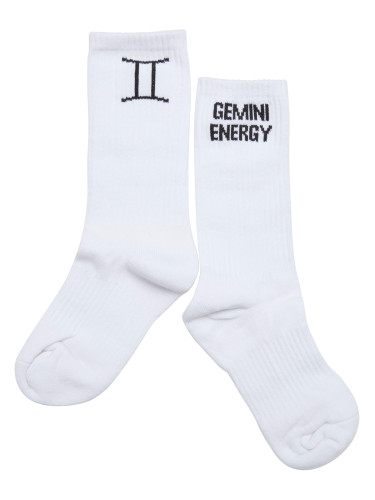 Zodiac socks Gemini white
