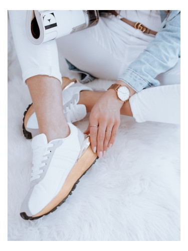 Дамски бели маратонки SILLY