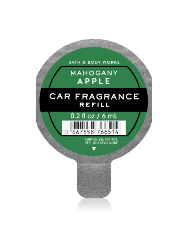 Bath & Body Works Mahogany Apple aроматизатор за автомобил пълнител 6 мл.