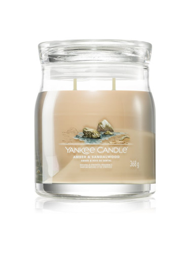 Yankee Candle Amber & Sandalwood ароматна свещ 368 гр.