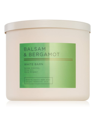 Bath & Body Works Balsam & Bergamot ароматна свещ 411 гр.