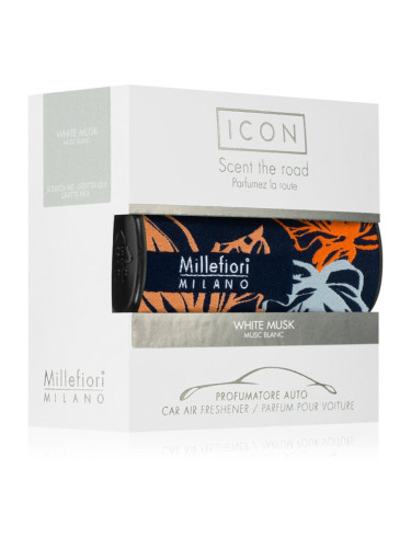 Millefiori Icon White Musk aроматизатор за автомобил 1 бр.