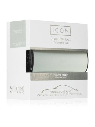 Millefiori Icon Silver Spirit aроматизатор за автомобил 1 бр.