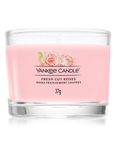 Yankee Candle Fresh Cut Roses вотивна свещ Signature 37 гр.