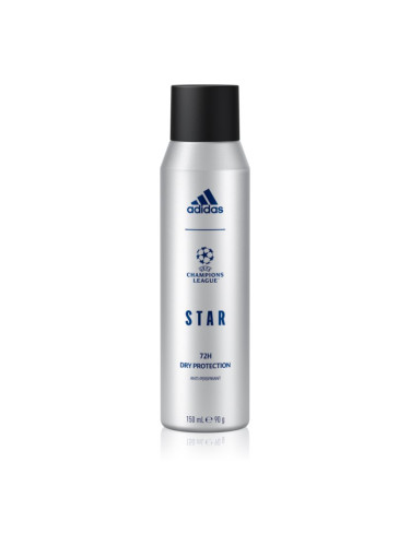 Adidas UEFA Champions League Star антиперспирант-спрей 72 ч. за мъже 150 мл.