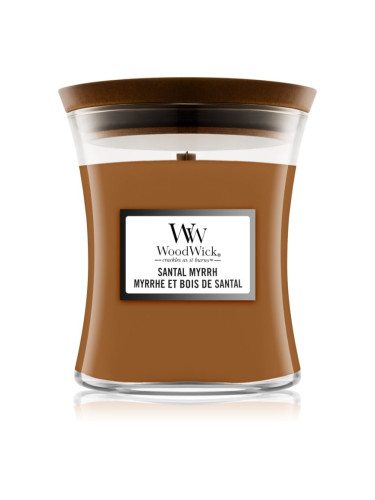 Woodwick Santal Myrrh ароматна свещ 275 гр.