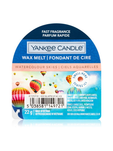 Yankee Candle Watercolour Skies восък за арома-лампа 22 гр.