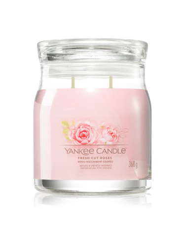 Yankee Candle Fresh Cut Roses ароматна свещ 368 гр.