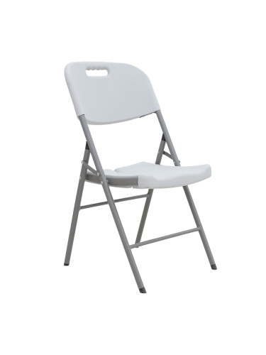 Кетъринг сгъваем стол бял цвят