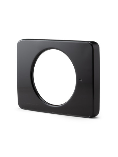 Преден панел за вентилатор за баня Fresh Intellivent 2, черен, 202x152mm