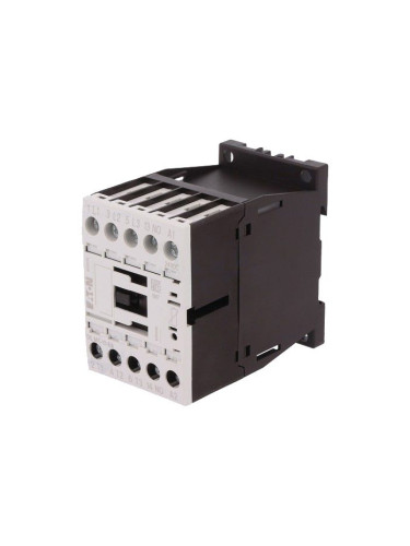 Контактор DILM7-10-EA(24VDC), 3-полюсен, 3xNO, 24VDC, 7A, спомагателни контакти NO