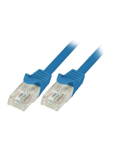 LAN кабел, U/UTP, cat. 5e, CCA, син, 5m, 26AWG