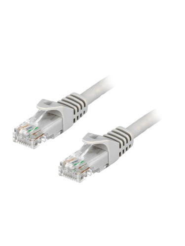 LAN кабел, U/UTP, cat. 6, CCA, сив, 20m