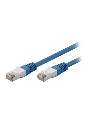 LAN кабел, F/UTP, cat. 5e, CCA, син, 3m, 26AWG