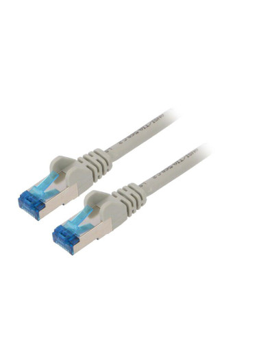 LAN кабел, S/FTP, cat. 6a, Cu, сив, 5m, 27AWG