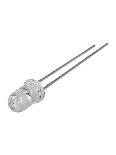 LED диод, 5mm, 20mA, 20°, THT 144055