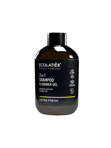 Ecolatier - Шампоан и душ гел 2в1 Extra fresh