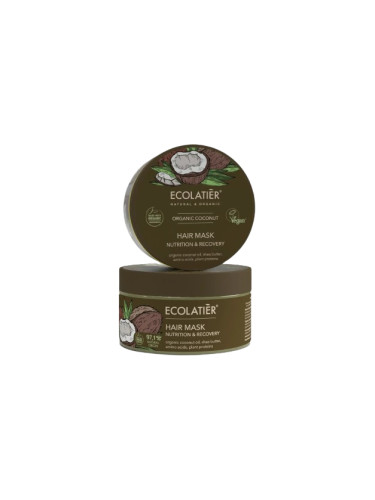 Ecolatier - Подхранваща маска за коса с органичен кокос