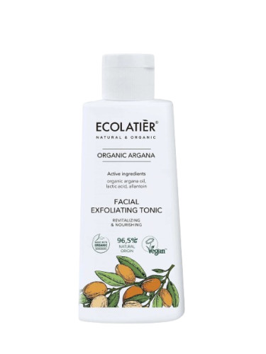 Ecolatier - Ексфолиращ тоник с органичен арган