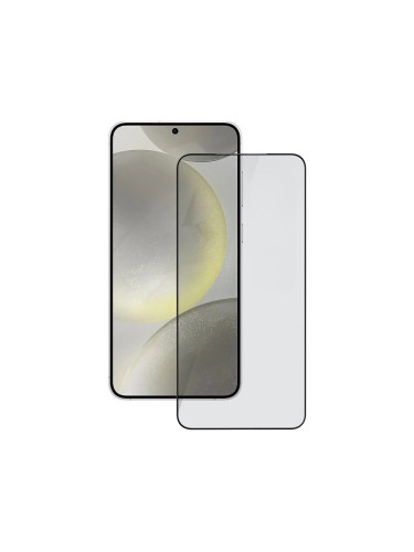 Стъклен протектор за дисплей MBX 9D Paper Box Flat, За Samsung Galaxy S24 (S921B), Черен