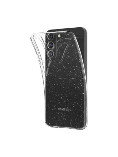 Силиконов кейс Shine 2 mm брокатен, За Samsung Galaxy S24 (S921B), Прозрачен