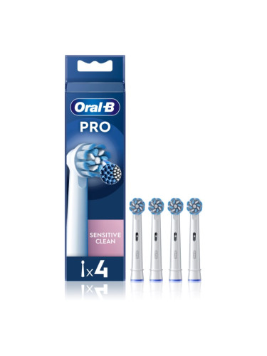 Oral B PRO Sensitive Clean резервни глави за четка за зъби 4 бр.