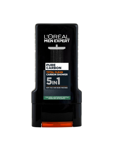 L'Oréal Paris Men Expert Pure Carbon 5in1 Душ гел за мъже 300 ml